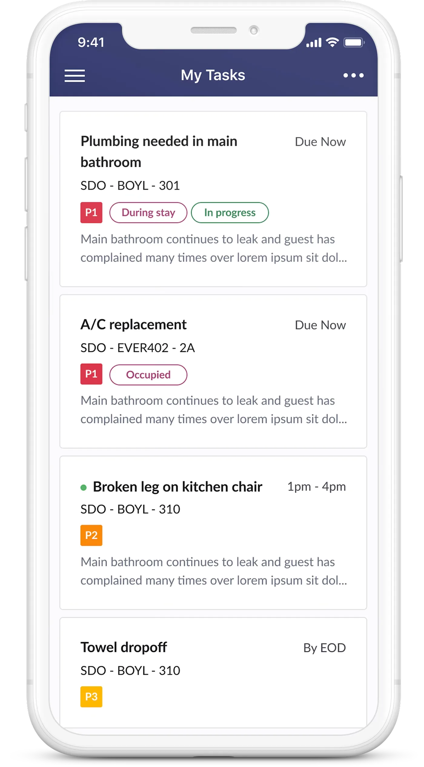 Operator app